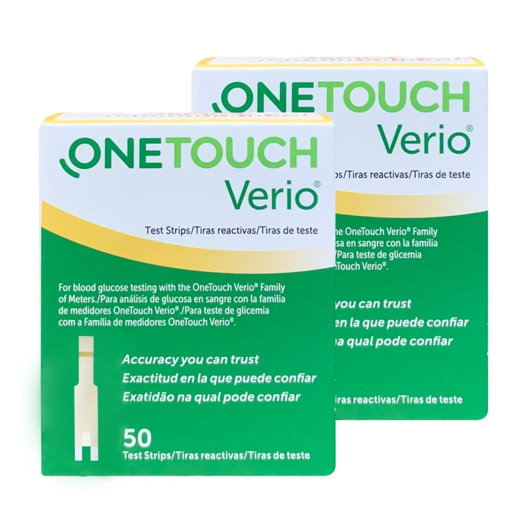 ONE TOUCH VERIO Test Strips - pack of 2 (50+50)